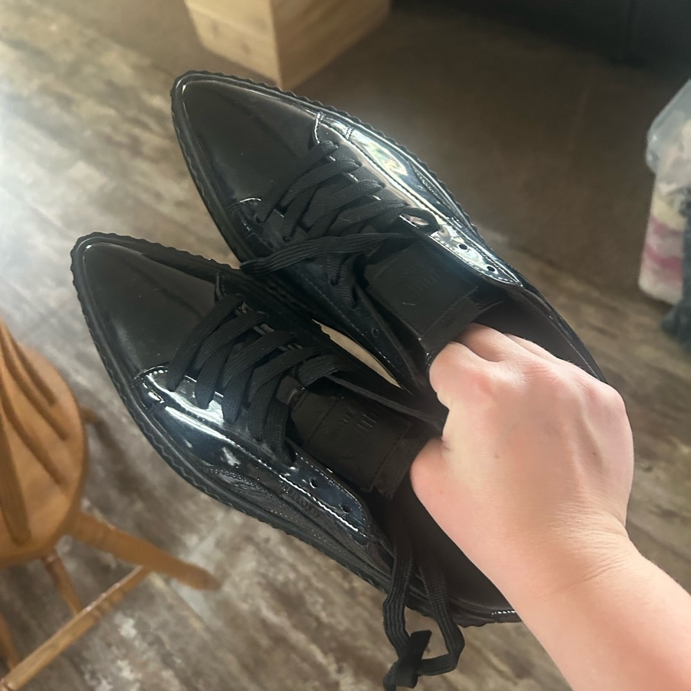 Fenty Puma Pointy Patent Platform Creepers - Picture 9 of 10